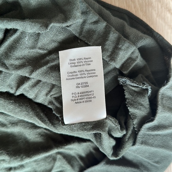 Aritzia Wilfred Free Vivienne Dress in Dark Green - Picture 9 of 12